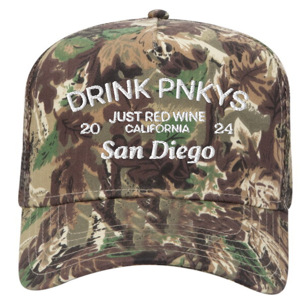 DRINK PNKYS HAT - Camo