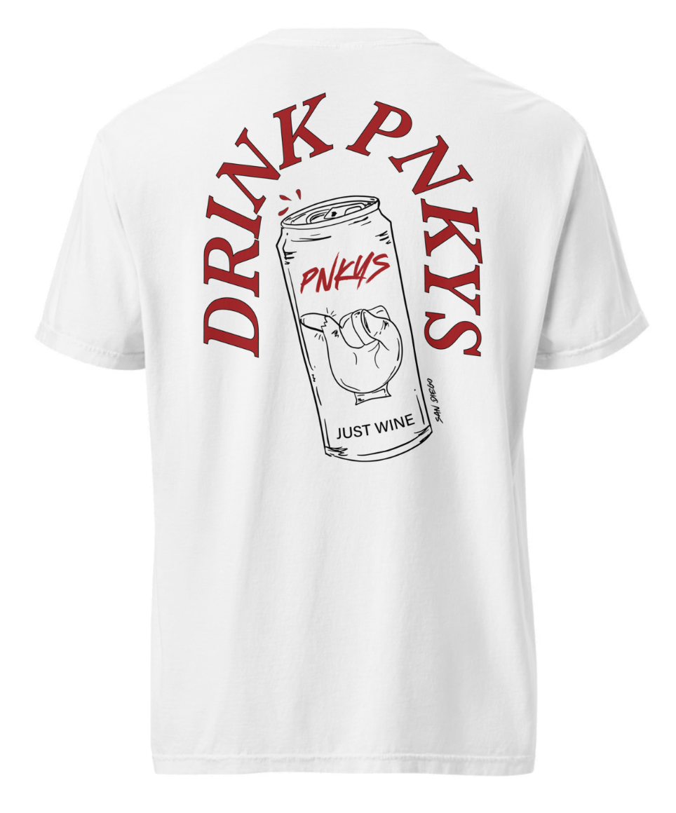 DRINK PNKYS SHIRT - White