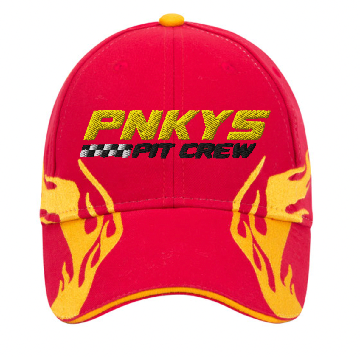 PIT CREW HAT - RED FLAMES