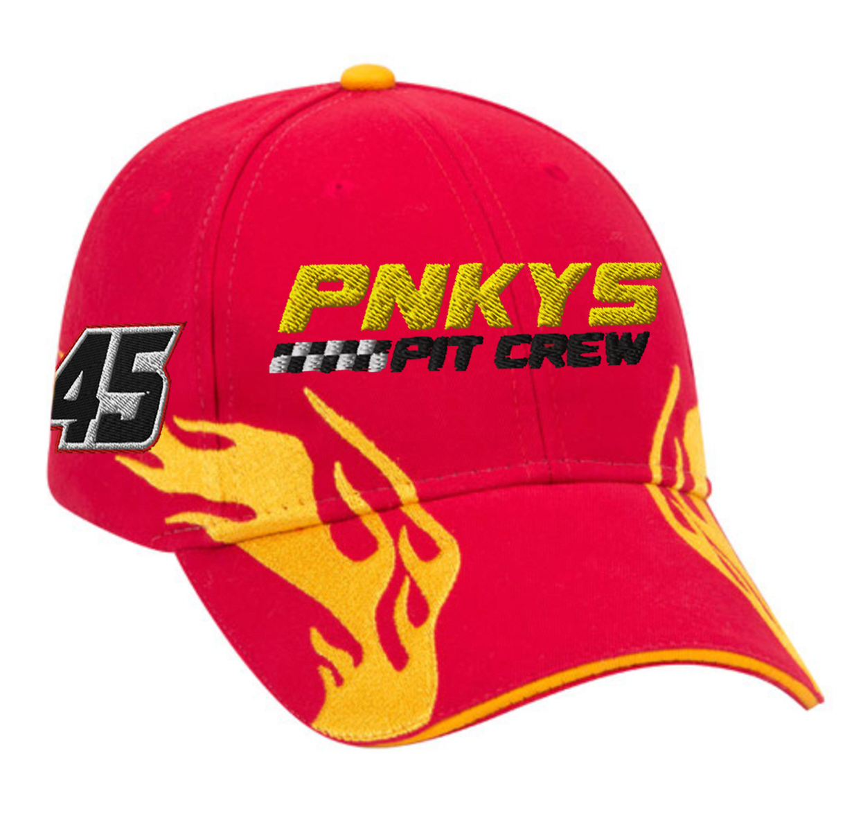 PIT CREW HAT - RED FLAMES