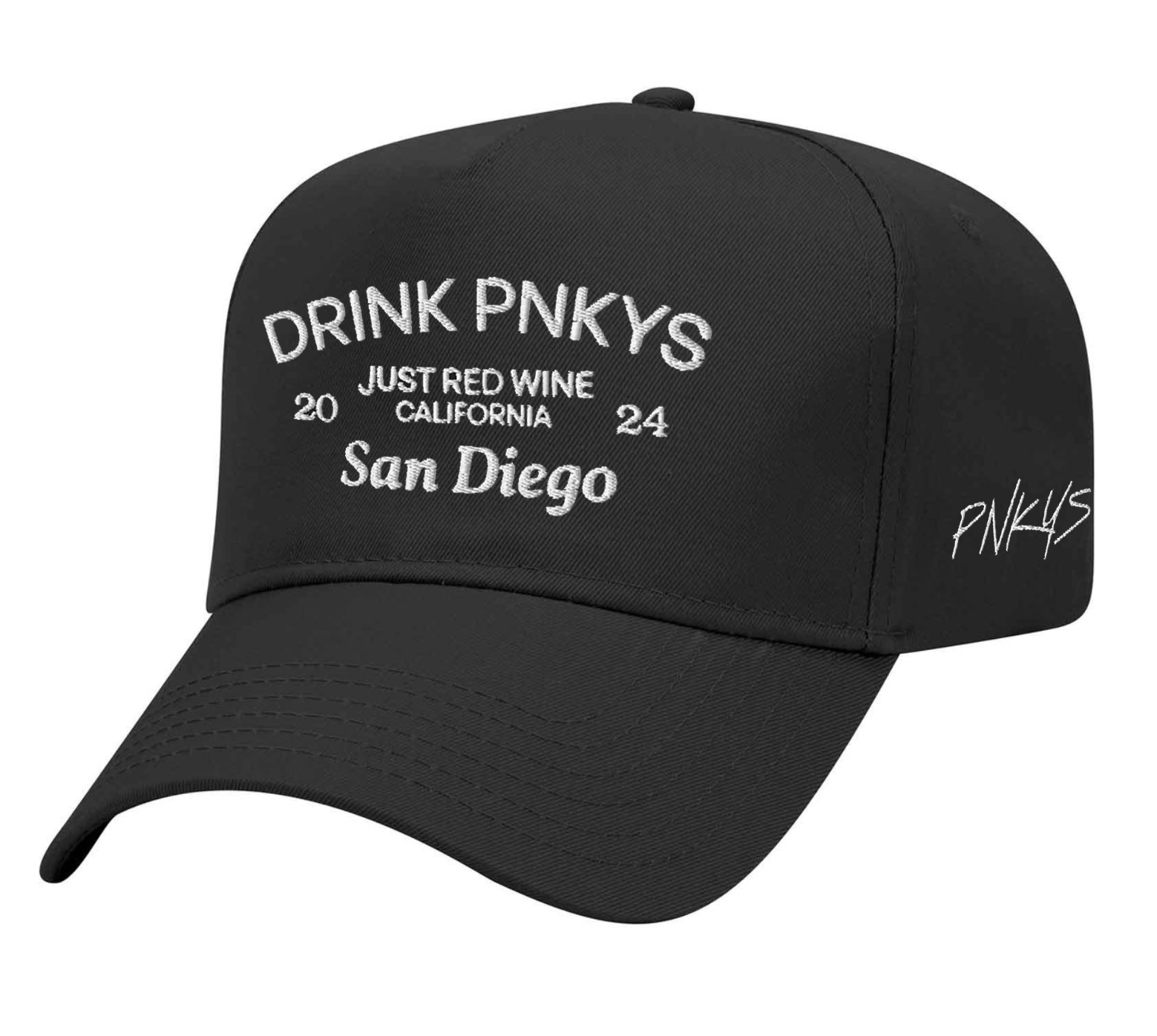 DRINK PNKYS HAT - Black
