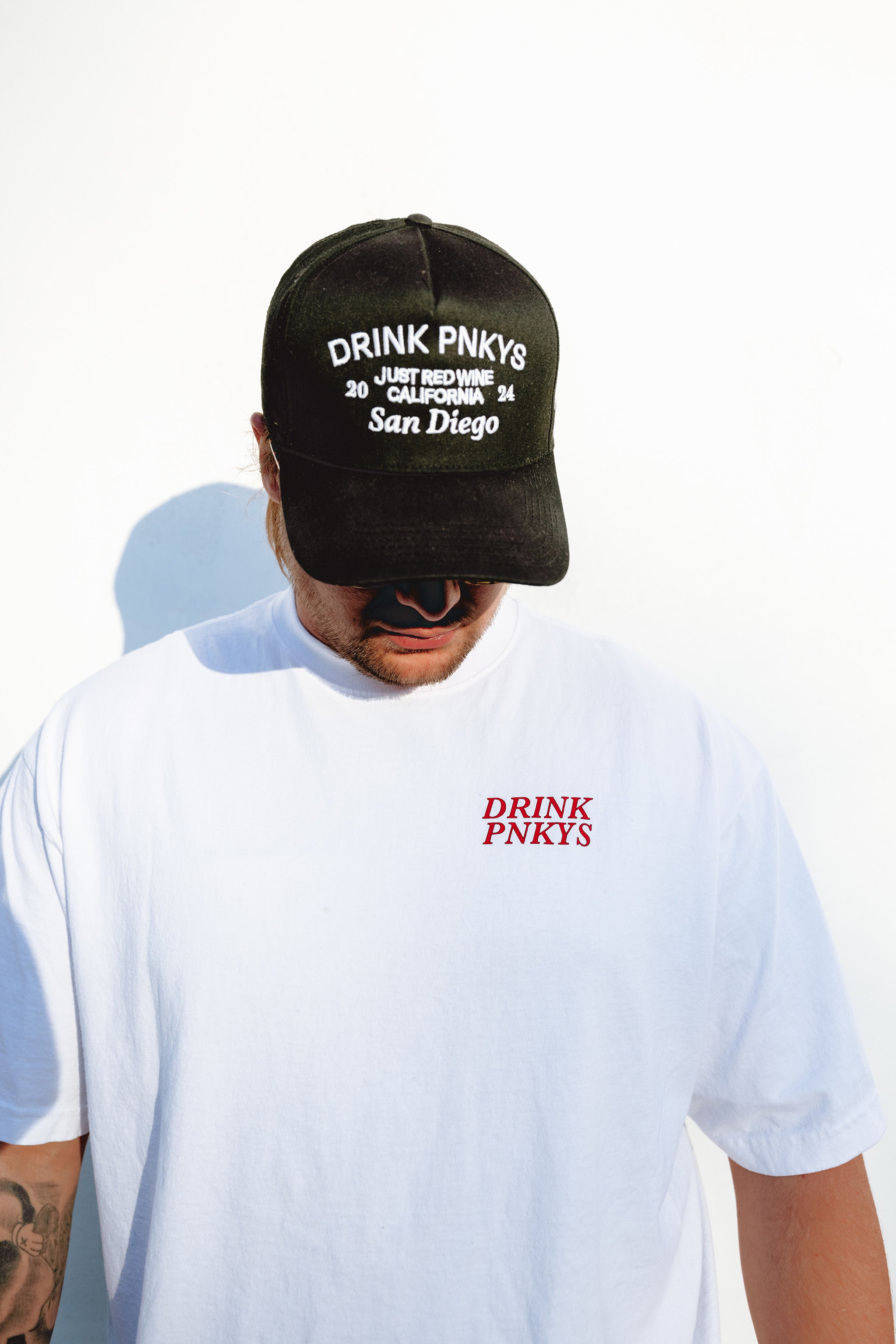 DRINK PNKYS SHIRT - White