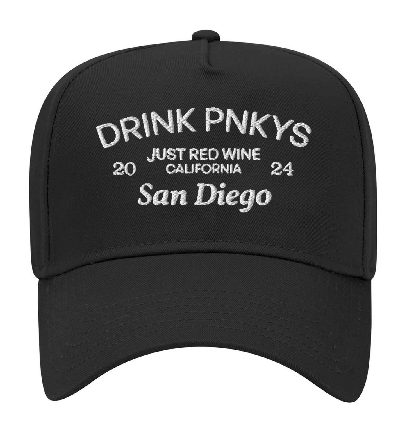 DRINK PNKYS HAT - Black